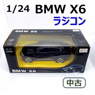 【中古美品】1/24 BMW X6 ラジコンカー ブラック 動作確認済(ホビーラジコン)