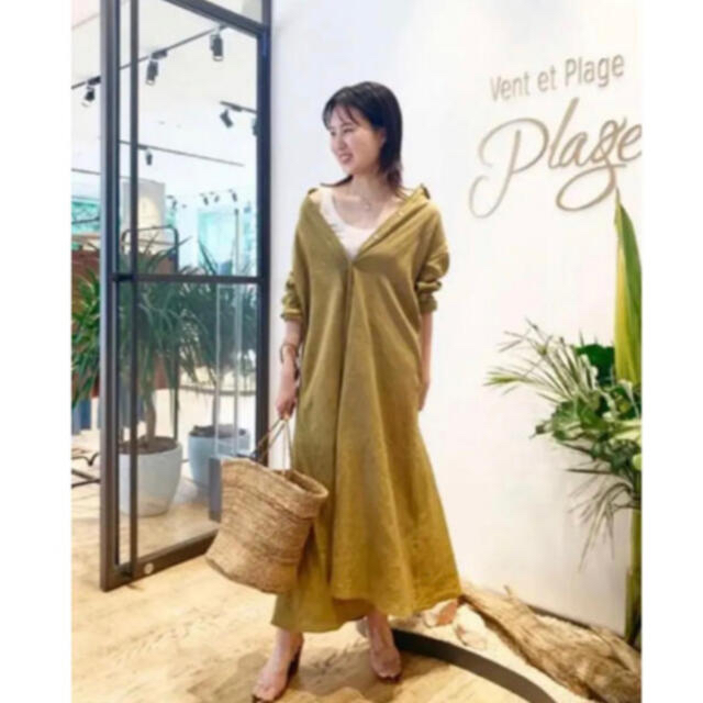 Plage Linen Flared ワンピース 36