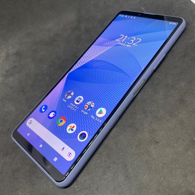 Xperia(エクスペリア)のジャンク 美品 SOG04 ブルー Xperia 10 Ⅲ スマホ/家電/カメラのスマートフォン/携帯電話(スマートフォン本体)の商品写真