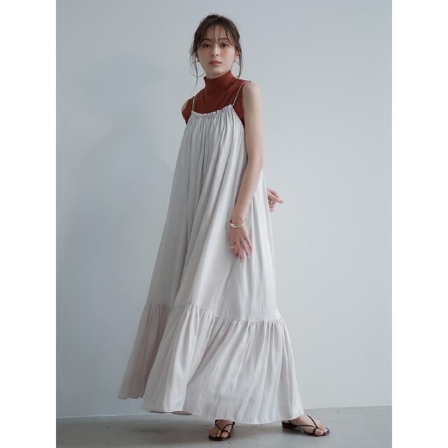 ánuans - 🎀ayuさま専用🎀anuans ギャザーボリュームキャミワンピース