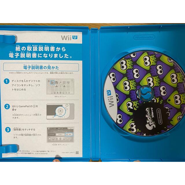 任天堂(ニンテンドウ)のSplatoon（スプラトゥーン） Wii U エンタメ/ホビーのゲームソフト/ゲーム機本体(家庭用ゲームソフト)の商品写真