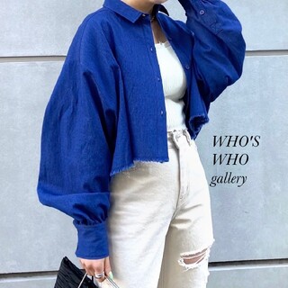 WHO'S WHO gallery - 新品 WHO'S WHO gallery ダメージショートシャツ