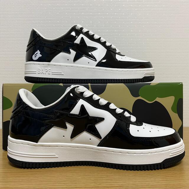 A BATHING APE(アベイシングエイプ)のBAPE STA カレッジカラー BLACK 26.5cm US 8.5 メンズの靴/シューズ(スニーカー)の商品写真