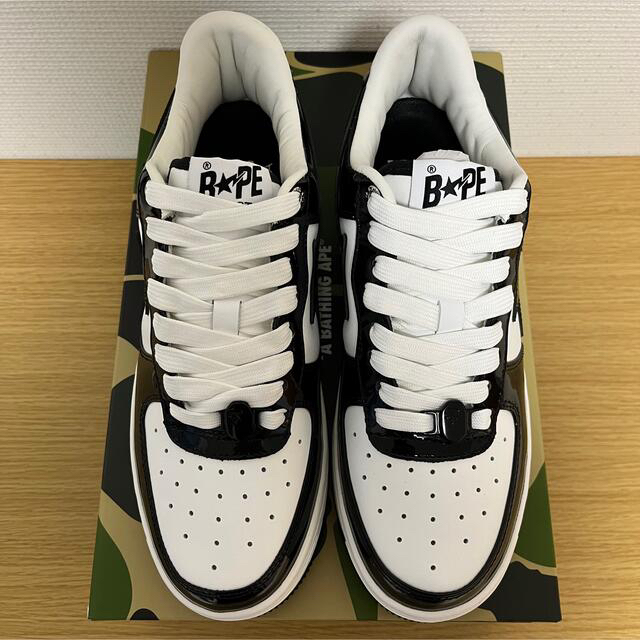 A BATHING APE(アベイシングエイプ)のBAPE STA カレッジカラー BLACK 26.5cm US 8.5 メンズの靴/シューズ(スニーカー)の商品写真