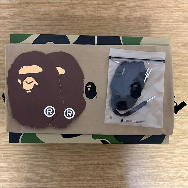 A BATHING APE(アベイシングエイプ)のBAPE STA カレッジカラー BLACK 26.5cm US 8.5 メンズの靴/シューズ(スニーカー)の商品写真