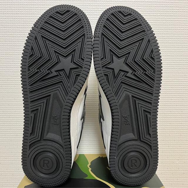 A BATHING APE(アベイシングエイプ)のBAPE STA カレッジカラー BLACK 26.5cm US 8.5 メンズの靴/シューズ(スニーカー)の商品写真