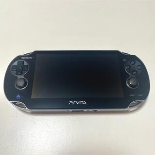 プレイステーションヴィータ(PlayStation Vita)のPS Vita PCH-1100 ブラック 箱なし 充電ケーブル付き(携帯用ゲーム機本体)