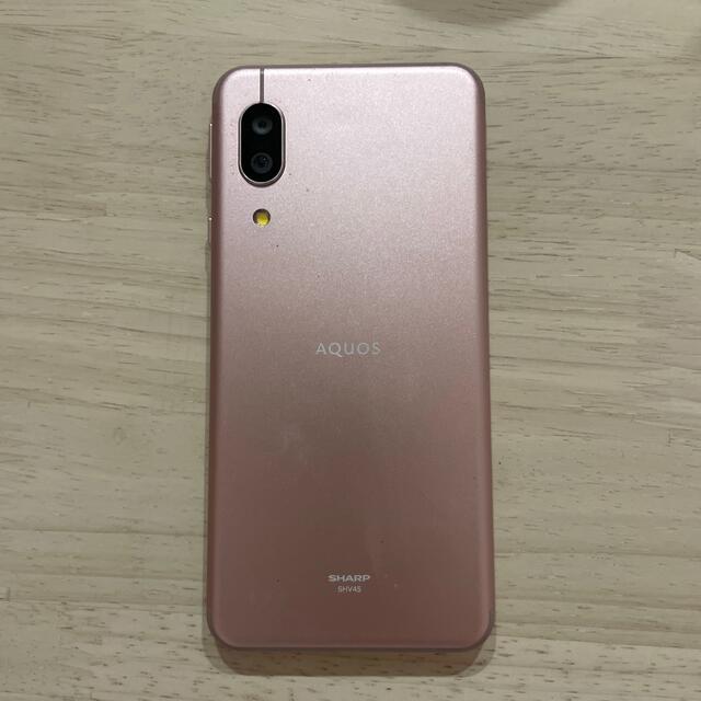 AQUOS(アクオス)のむぎさまざま専用　SHARP AQUOS sense3 SHV45 au スマホ/家電/カメラのスマートフォン/携帯電話(スマートフォン本体)の商品写真