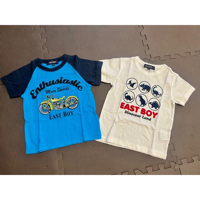 EASTBOY(イーストボーイ)の大幅値下げ　イーストボーイ Ｔシャツ100サイズ 2枚組 新品未使用 キッズ/ベビー/マタニティのキッズ服男の子用(90cm~)(Tシャツ/カットソー)の商品写真