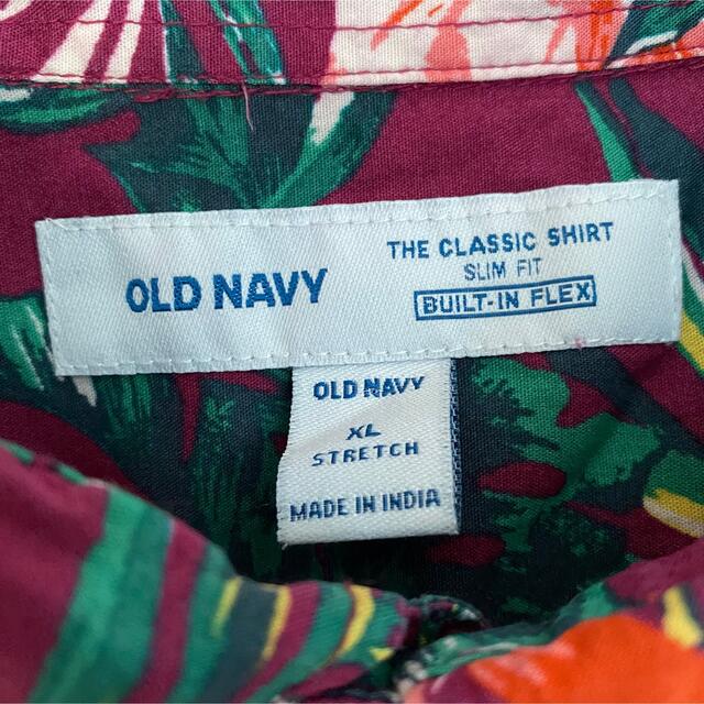Old Navy(オールドネイビー)のOLD NAVY  アロハシャツ　XLサイズ　海外　一点物　総柄　ゆったり　レア メンズのトップス(シャツ)の商品写真