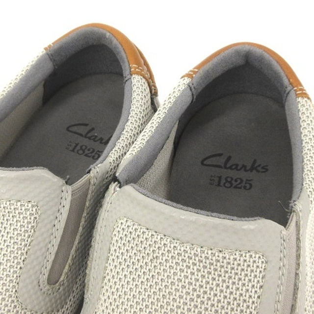Clarks(クラークス)のクラークス スニーカー グレー UK8 JP27 シューズ 靴 ■SM0 メンズの靴/シューズ(スリッポン/モカシン)の商品写真