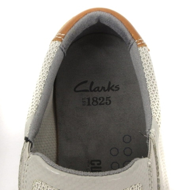 クラークス スニーカー グレー UK8 JP27 シューズ 靴 ■SM010cmアウトソール