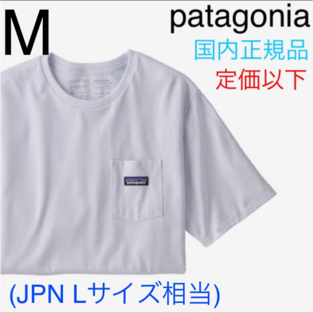 patagonia(パタゴニア)のパタゴニア P-6 Tシャツ Mサイズ 新品未使用 国内正規品 White メンズのトップス(Tシャツ/カットソー(半袖/袖なし))の商品写真