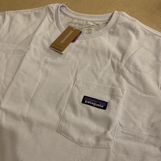 patagonia(パタゴニア)のパタゴニア P-6 Tシャツ Mサイズ 新品未使用 国内正規品 White メンズのトップス(Tシャツ/カットソー(半袖/袖なし))の商品写真