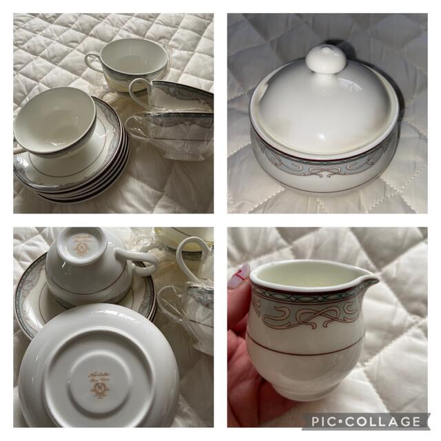 Noritake - ノリタケ★カップ&ソーサー5客セット★シュガーポット★ミルクポット美品の通販 by カフェベリー★在庫確認をお願いします