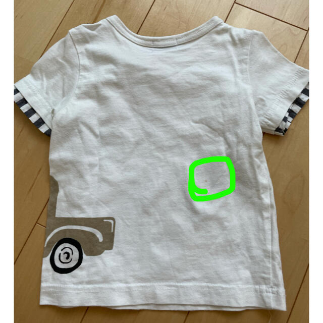 kladskap(クレードスコープ)のkladskap アニマル乗り物Tシャツ 90 キッズ/ベビー/マタニティのキッズ服男の子用(90cm~)(Tシャツ/カットソー)の商品写真