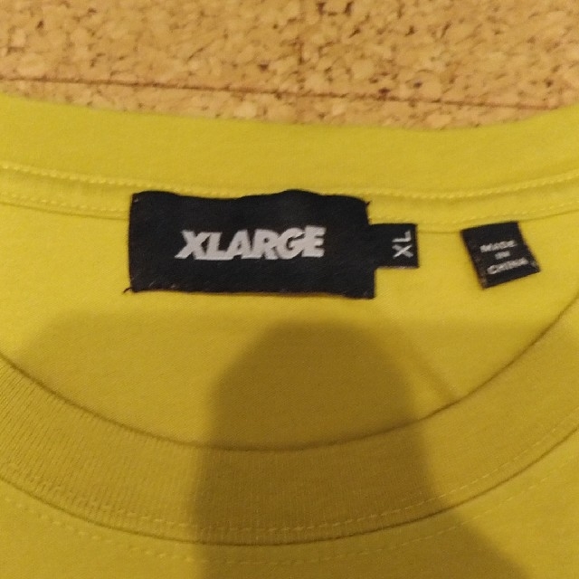 XLARGE(エクストララージ)のミヤタカ様専用🧸XLARGE　Tシャツ👕XLサイズ　マスタード メンズのトップス(Tシャツ/カットソー(半袖/袖なし))の商品写真