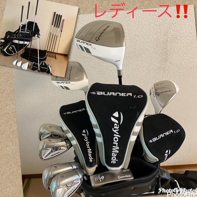 レディース右利き初心者用 テーラーメイド バーナー ゴルフクラブ