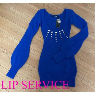 リップサービス(LIP SERVICE)の☆リップサービス☆ミニワンピース☆新品未使用☆(ミニワンピース)