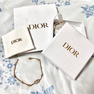 クリスチャンディオール(Christian Dior)のCLAIR D LUNE ブレスレット メタル・レジンパール・クリスタル(ブレスレット/バングル)