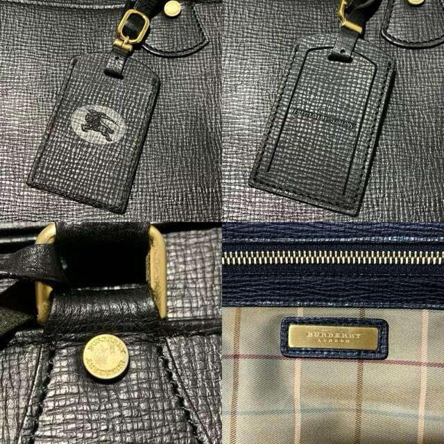 BURBERRY(バーバリー)のBURBERRY LONDON ビジネスバッグ ブリーフケース レザー チェック メンズのバッグ(ビジネスバッグ)の商品写真