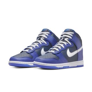 ナイキ(NIKE)のNIKE DUNK HI RETRO MEDIUM BLUE 27.5cm 新品(スニーカー)