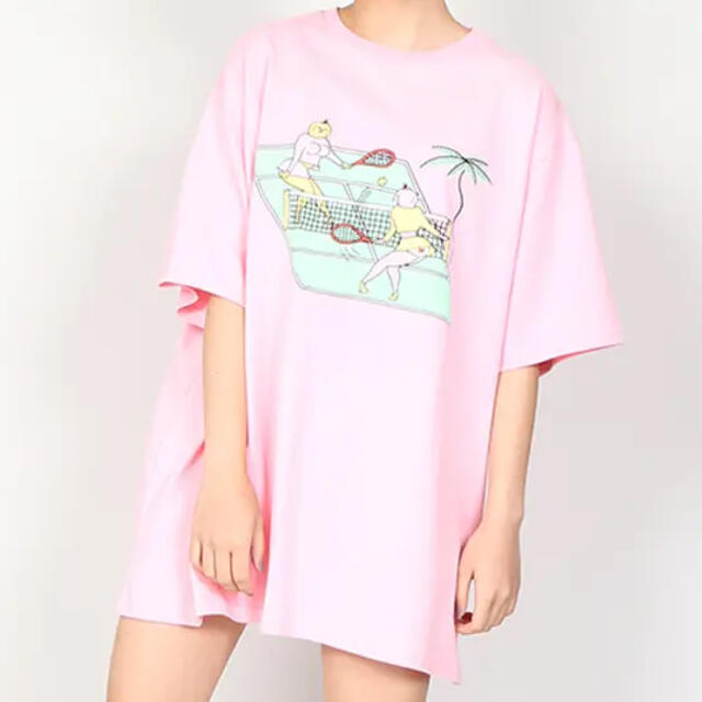 PUNYUS(プニュズ)のプニュズ　PUNYUS    テニスTシャツ　サイズ3 レディースのトップス(Tシャツ(半袖/袖なし))の商品写真