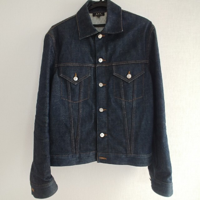 A.P.C - A.P.C. メンズ 3rdタイプ ノンウォッシュ デニムジャケット XS