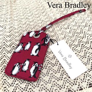 ヴェラブラッドリー(Vera Bradley)の新品　ヴェラブラッドリー　トラベル　ラージ　タグ　赤　ペンギン❤︎(旅行用品)