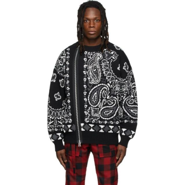 sacai - sacai サカイ 22SS Bandana Knit Blouson セーター