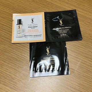 イヴサンローランボーテ(Yves Saint Laurent Beaute)のイヴサンローラン　ピュアショットナイトセラム　サンプルセット(美容液)