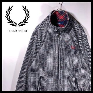 フレッドペリー(FRED PERRY)のFRED PERRY フレッドペリー スイングトップ ブルゾン 千鳥格子 グレー(ブルゾン)