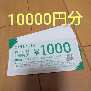 ナルミヤ インターナショナル(NARUMIYA INTERNATIONAL)のナルミヤ　株主優待券　1万円分(ショッピング)