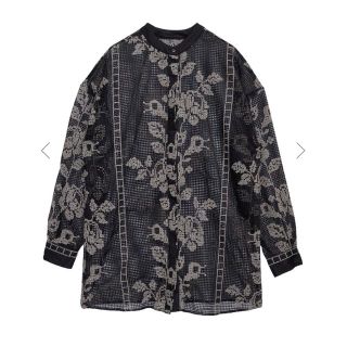 アメリヴィンテージ(Ameri VINTAGE)のMEDI CROSS STITCH LIKE SHIRT(シャツ/ブラウス(長袖/七分))