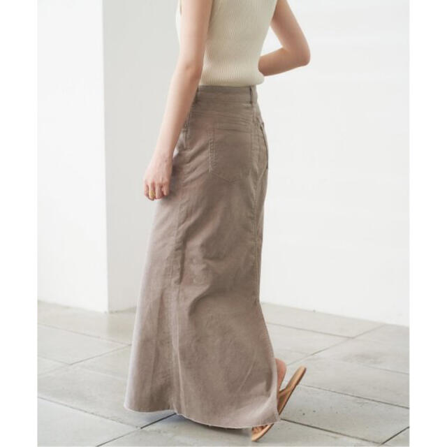 Spick & Span(スピックアンドスパン)のSpick&Span コーデュロイマキシスカート ブラウンD レディースのスカート(ロングスカート)の商品写真