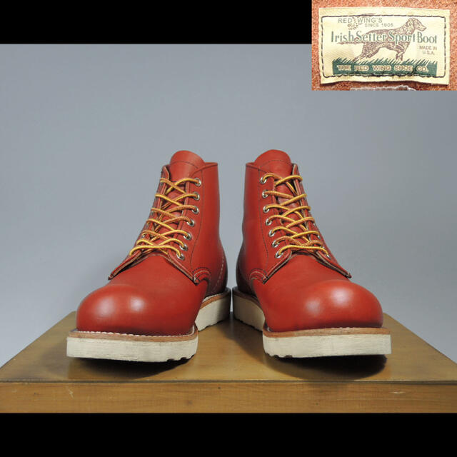 ☆REDWING 8166  四角犬タグ　US7.5D (23E21)