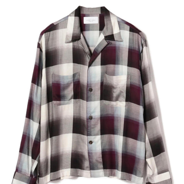 ×SugarHill ombre L/S Open collar shirt