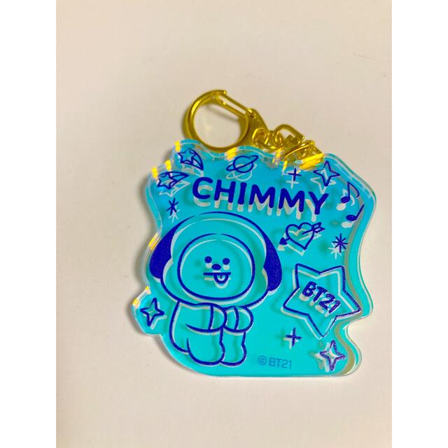 BT21(ビーティーイシビル)のCHIMMY オーロラ アクリルキーホルダー ♡ エンタメ/ホビーのおもちゃ/ぬいぐるみ(キャラクターグッズ)の商品写真