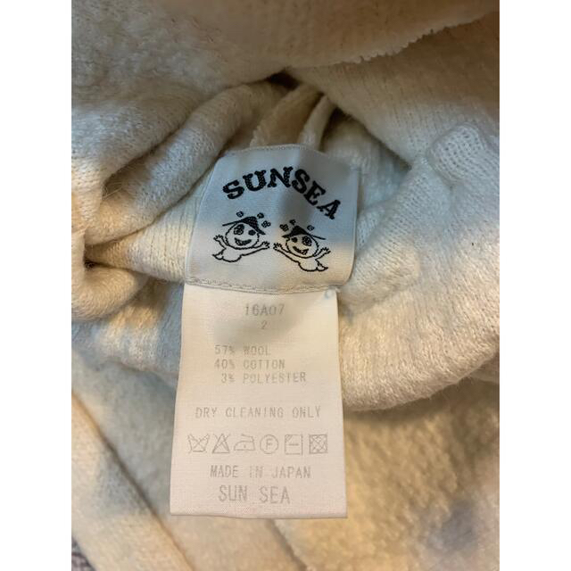 SUNSEA(サンシー)のsunsea サンシー　16aw プードル セーター 16A07 2 メンズのトップス(ニット/セーター)の商品写真
