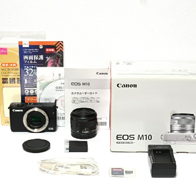 【Canon】Wi-Fi搭載★高画質！ミラーレス一眼★EOS M10レンズキット