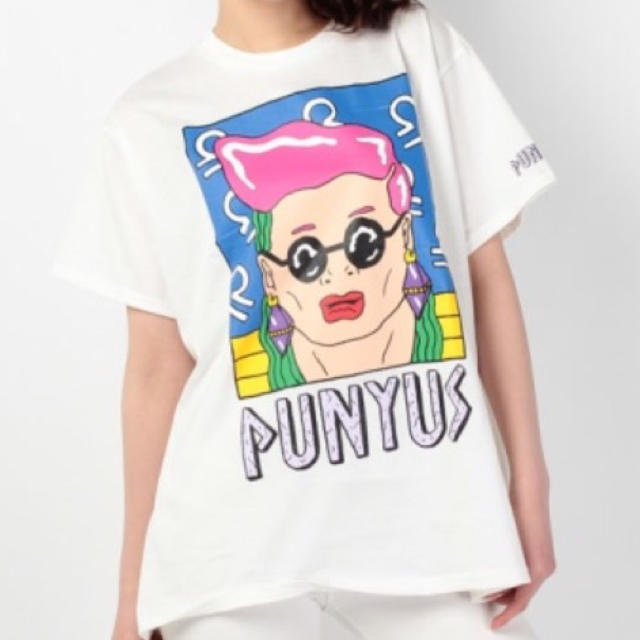 PUNYUS(プニュズ)の値下げ   PUNYUS Tシャツ ホワイト3 レディースのトップス(Tシャツ(半袖/袖なし))の商品写真