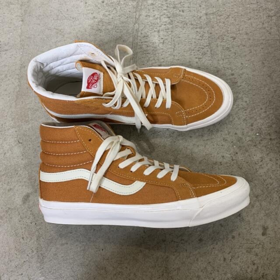 VANS VAULT - レア VANS VAULT SK8-HI 28 スケートハイ オレンジ VANS VAULT - レア VANS VAULT SK8-HI 28 スケートハイ オレンジ