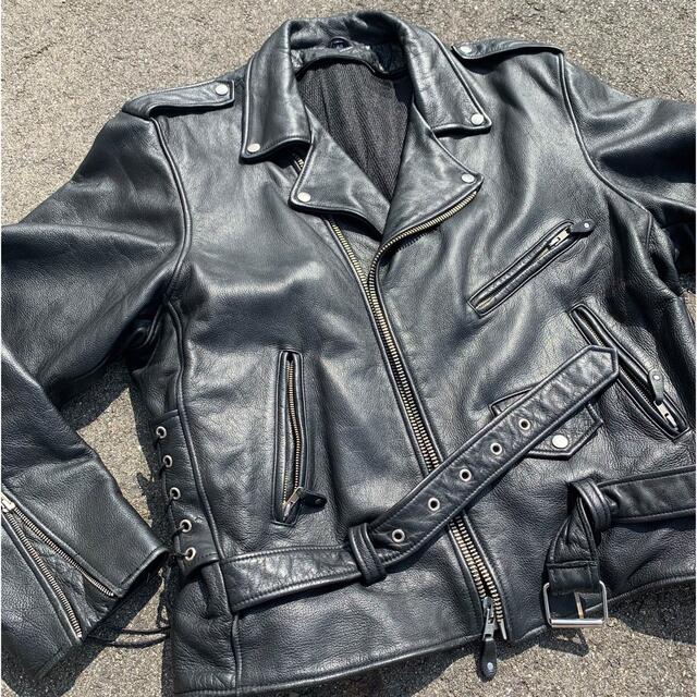 vintage レザージャケット ダブルライダース パンク ビンテージ