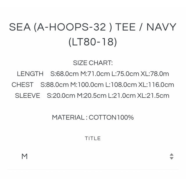 WNS SEA(A-Hoops-32 )TEE / Navy (LT80-18) 5