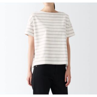 ムジルシリョウヒン(MUJI (無印良品))の【無印良品】ボーダーtシャツ (Tシャツ(半袖/袖なし))