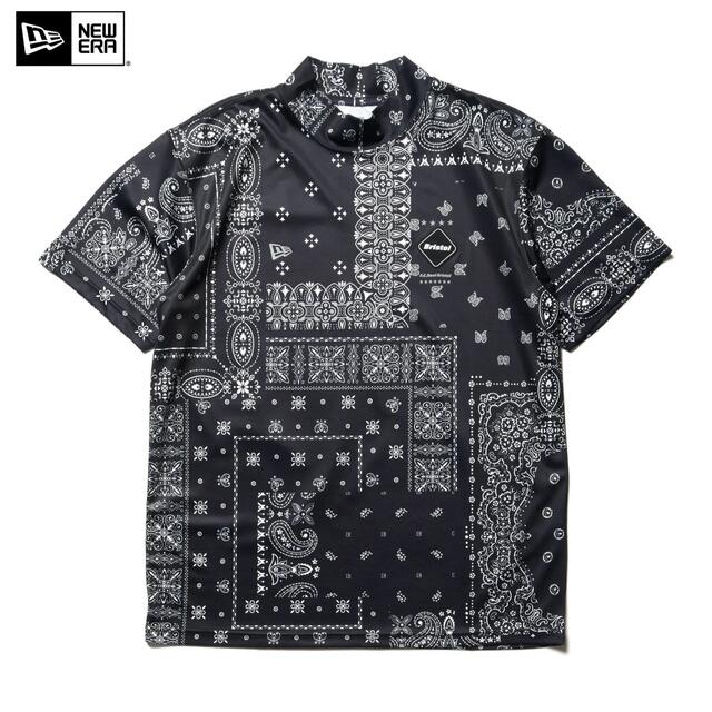 M FCRB NEW ERA BANDANA MOCK NECK SHIRT