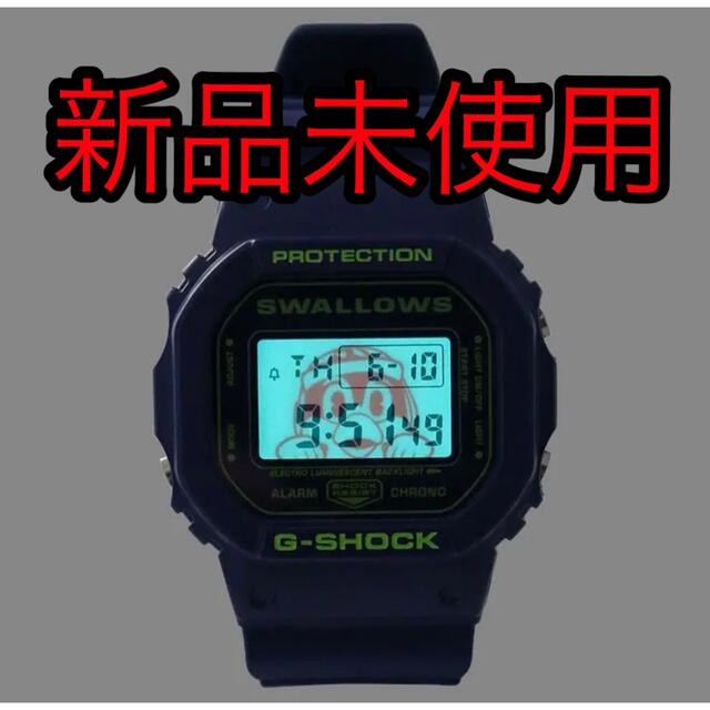 11390円 【おしゃれ】 ヤクルトスワローズ G-SHOCK 2021年 DW5600 つば九郎 時計