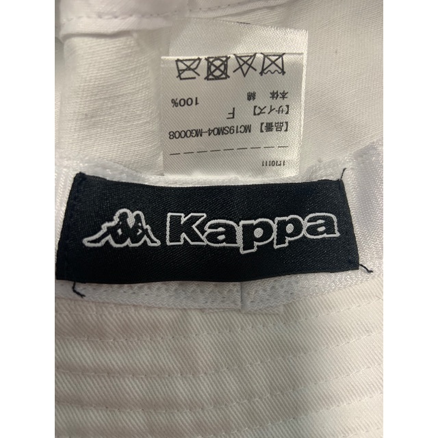 Kappa(カッパ)のkappa バケットハット　ホワイト レディースの帽子(ハット)の商品写真