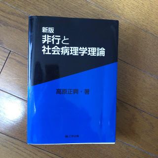 非行と社会病理学理論(人文/社会)