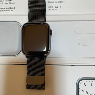 Apple Watch - アップルウォッチ7 45m 【グラファイトSS.業者ガラコ